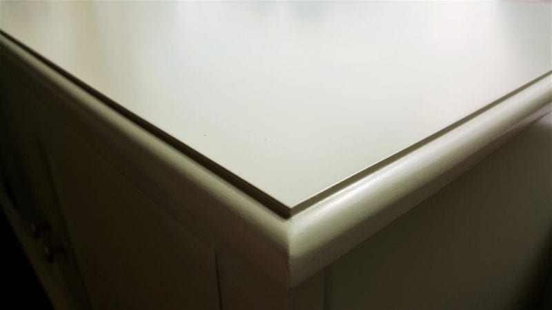 18mm Thick Painted Moulded Top To Match The Piece Of Furniture