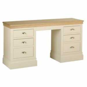 Lundy Painted Double Pedestal Dressing Table LD35 6 drawers in total