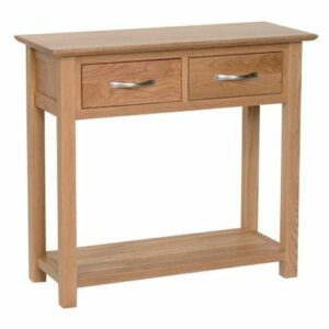 Norwich oak 2 drawer console