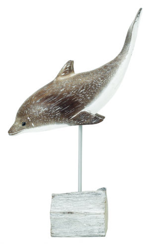 Archipelago Diving Dolphin Wood Carving D202. Fair Trade