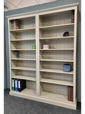Edmunds Tall Twin Bookcase. Various colours and sizes. Edmunds & Clarke Furniture