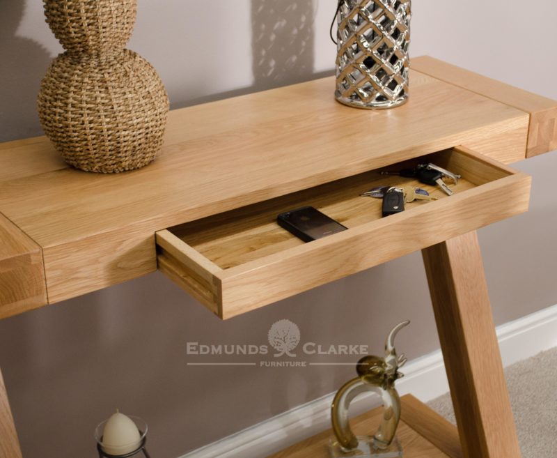 ZHT Z designed hall table made from solid oak