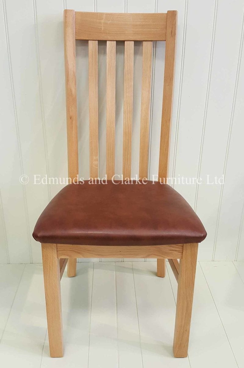 Harrington chair made from oak choice of seat pads