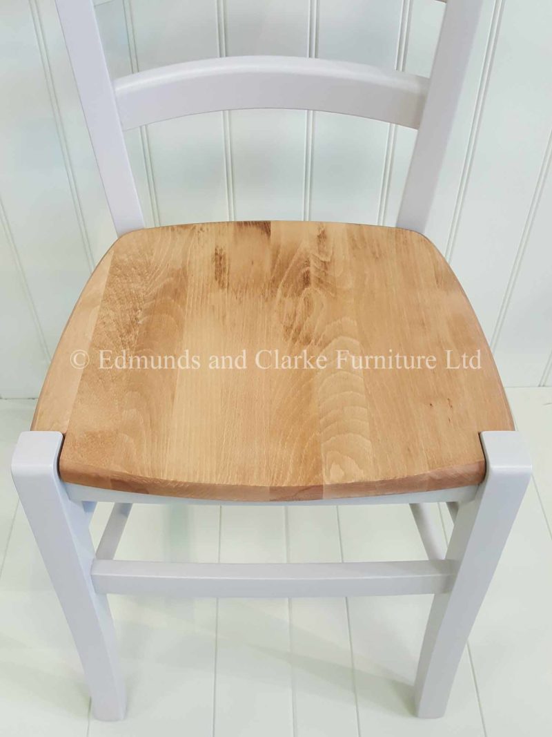 Lightweight Edmunds Liege dining chair, choice of paint colours available