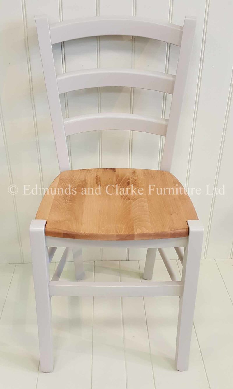 Painted liege dining chair lightweight