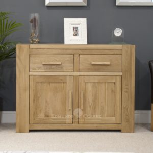 Newmarket medium two door and drawer sideboard heavy chunky design