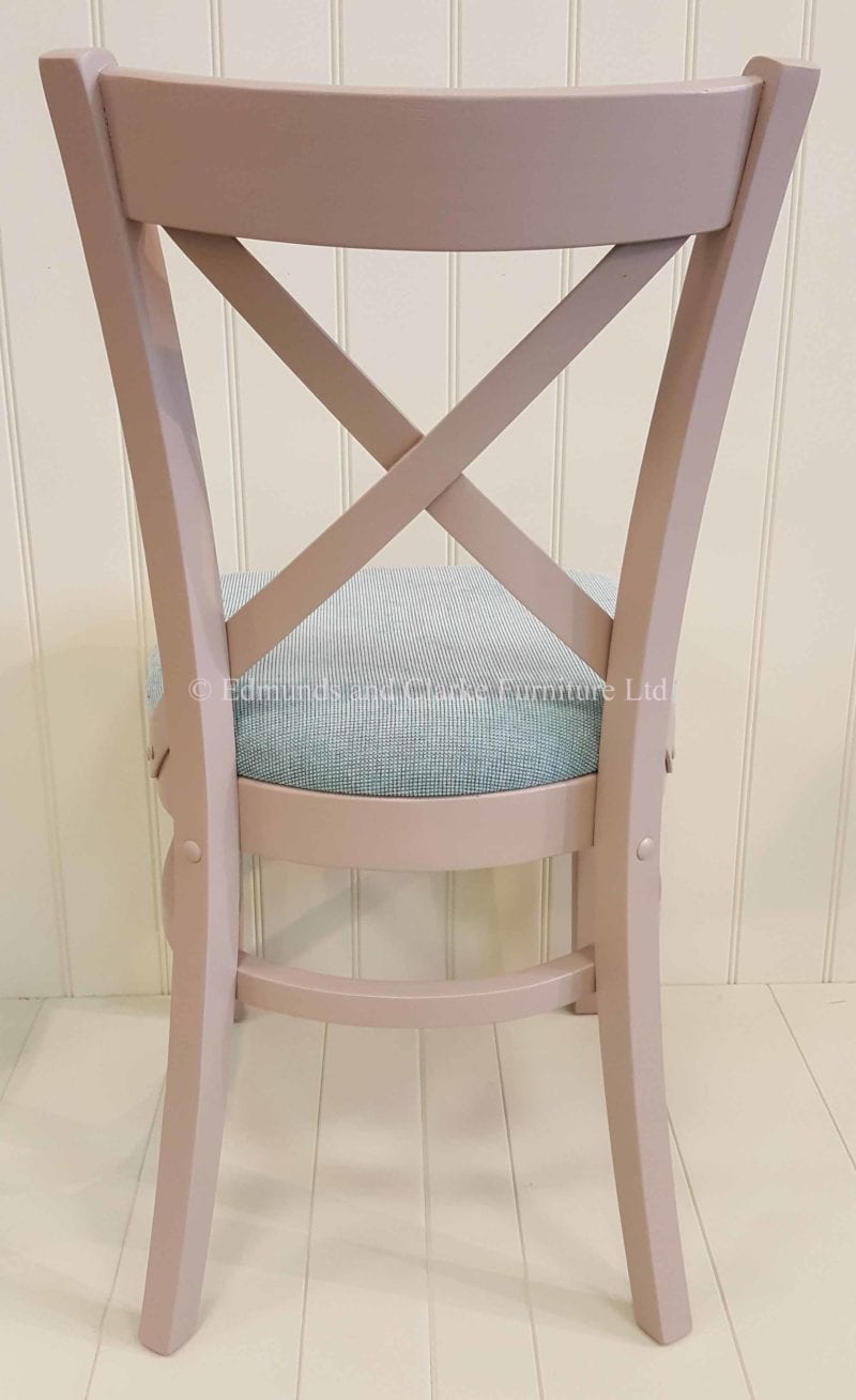 Edmunds oxford dining chair painted with choice of seat pads