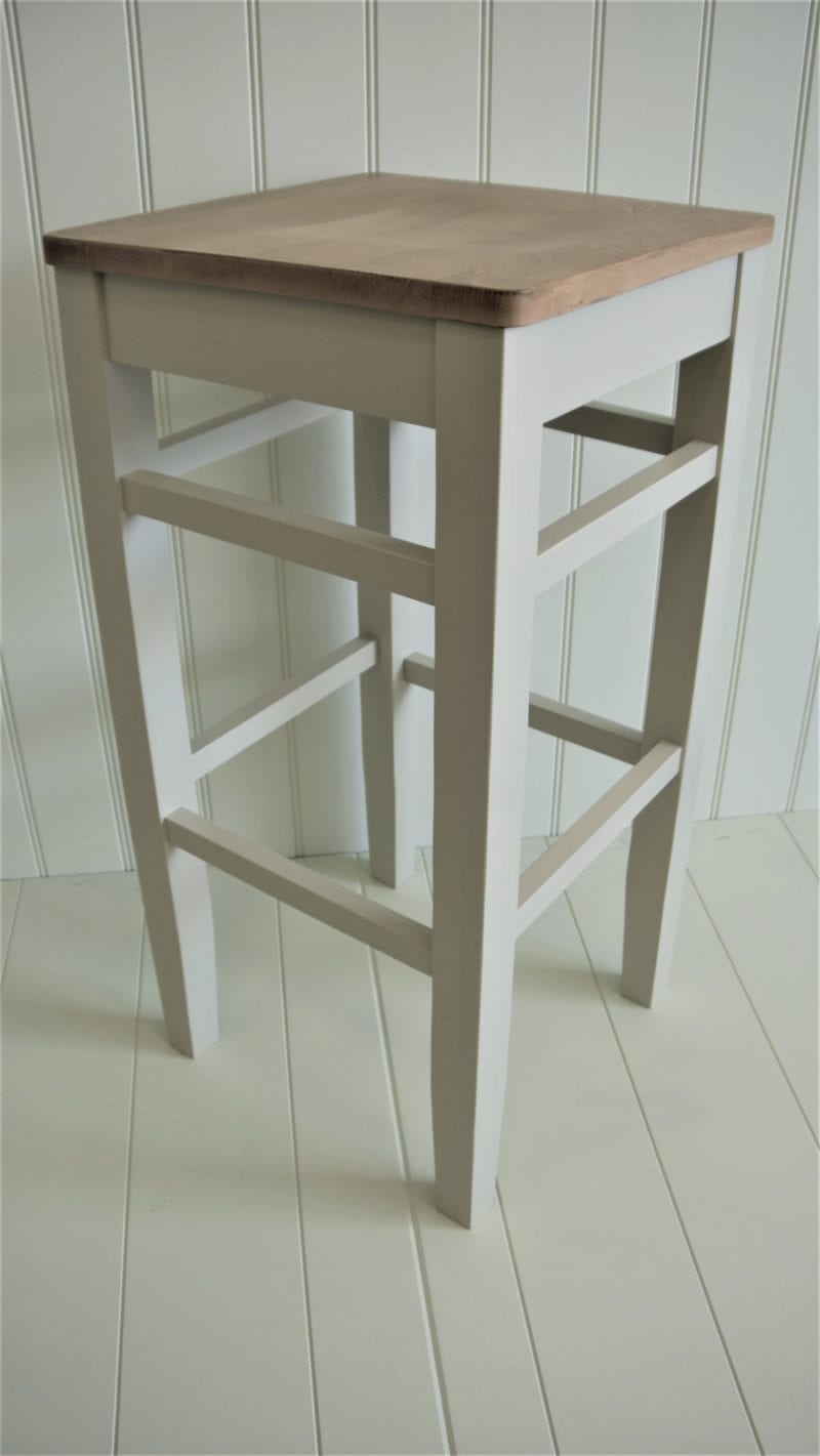 Clarke painted high stool