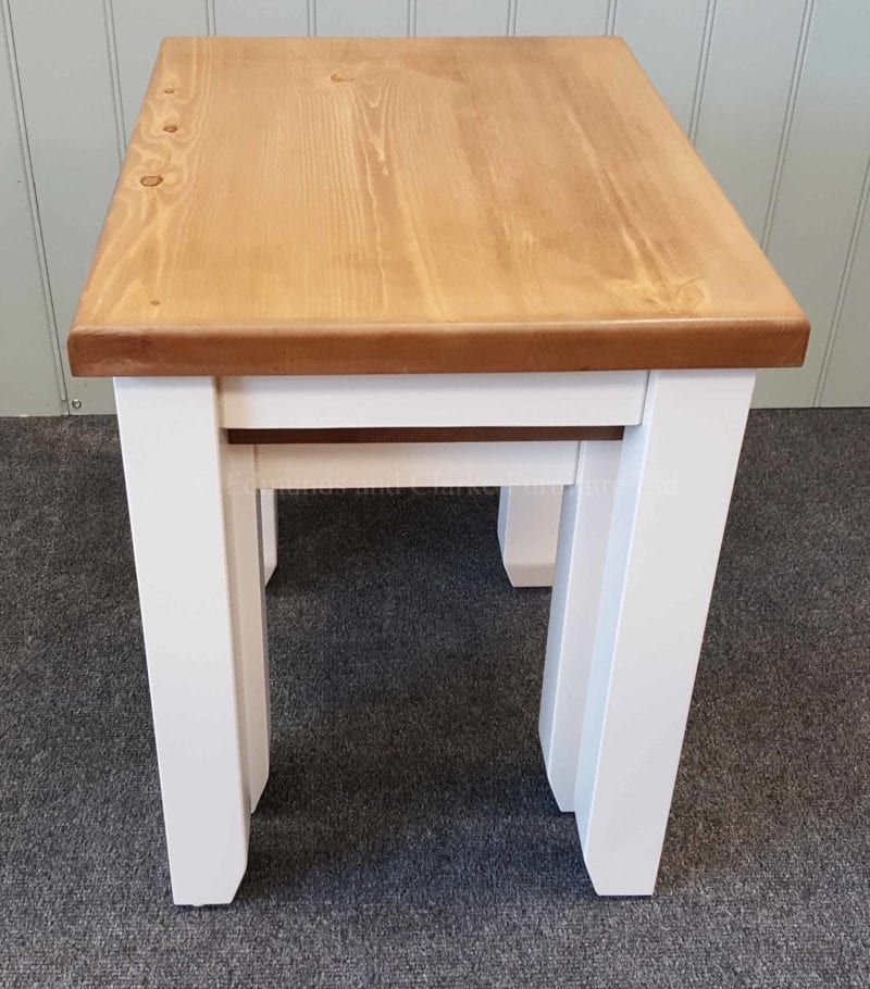 Nest of two tables painted in a choice of colours and tops