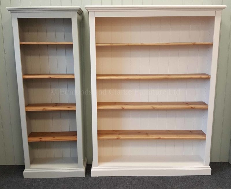 Edmunds Painted Standard Depth Bookcases. many widths and heights available, pine or painted shelves available only at edmunds clarke bury st edmunds