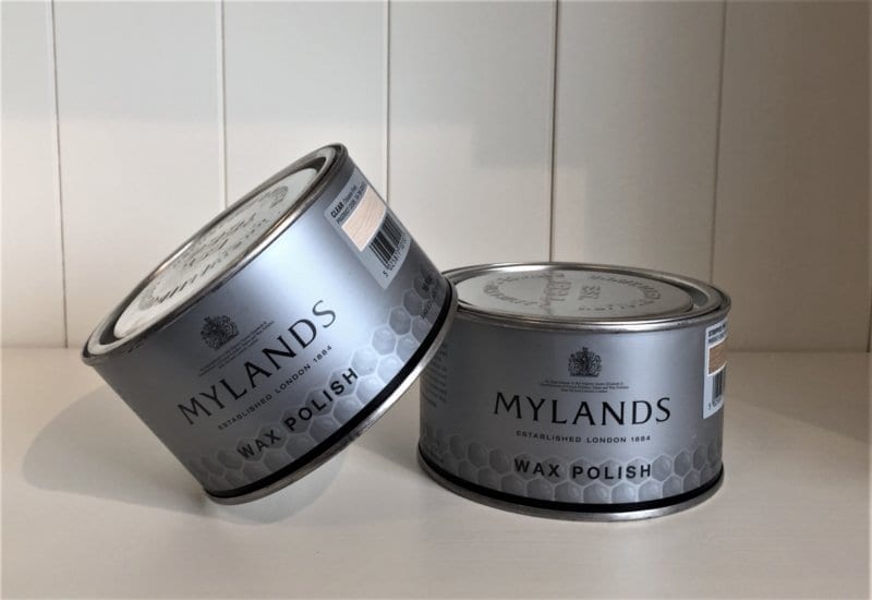 Mylands wax polish, stripped pine and clear