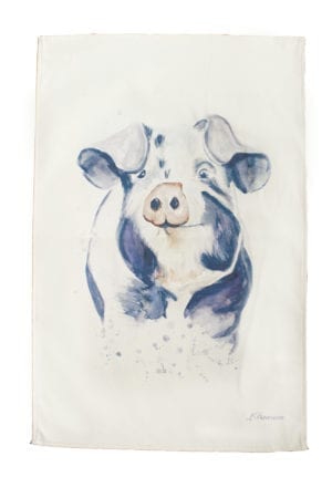 Bella Art Tea Towel - Percy Pig