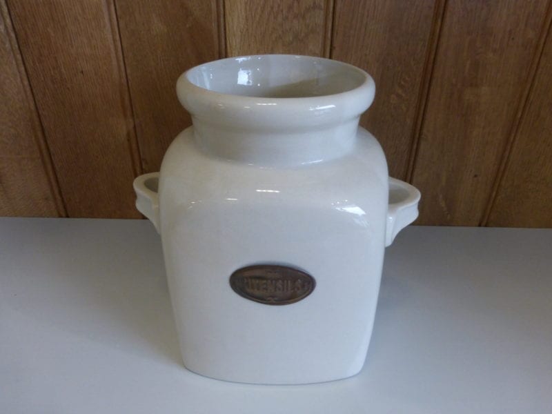 Utensil Jar 781006 cream ceramic jar
