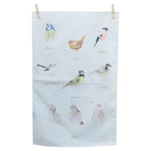 bella art Garden birds t-towel