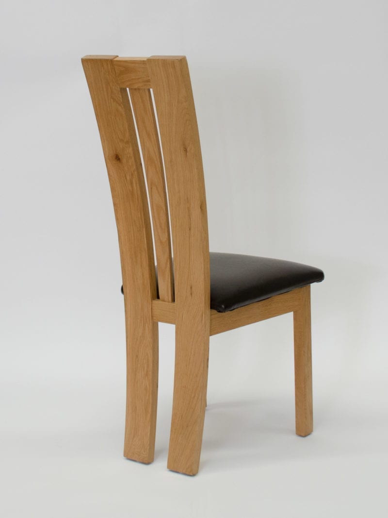VENEZIA oak dining chair Back