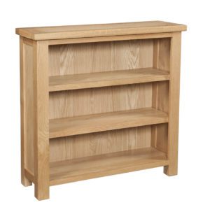 Dorset Oak 3ft bookcase with 2 adjustable shelves