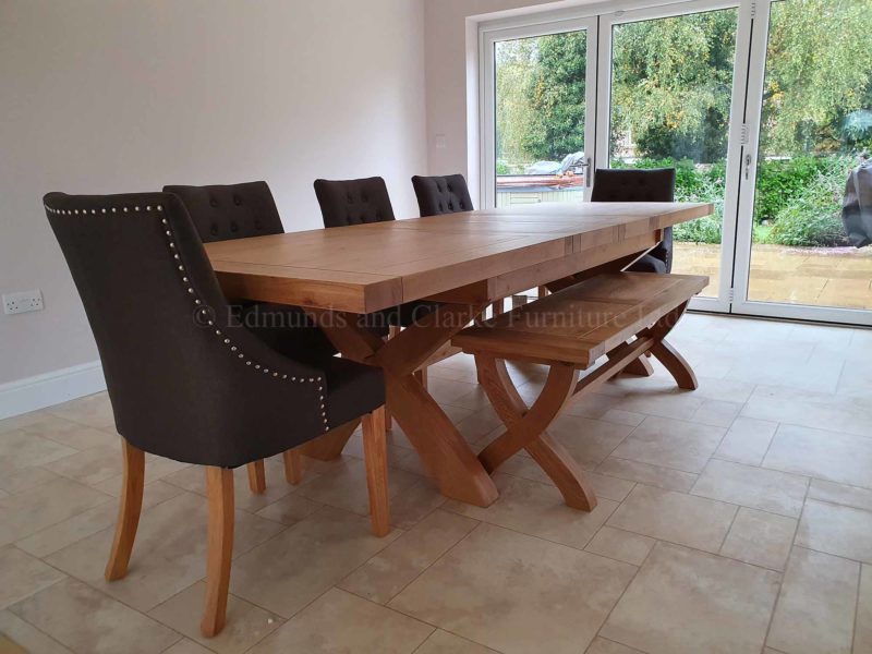Melford x leg extending table and windsor chair