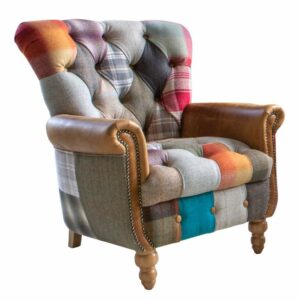 Gotham arm chair patchwork all over