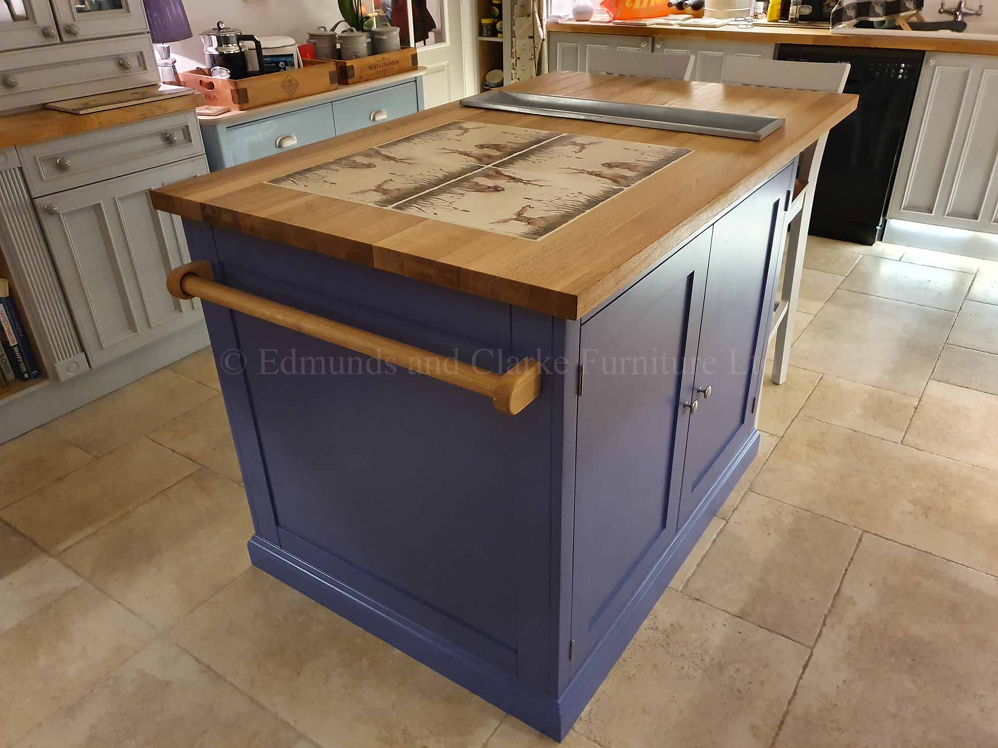 Kitchen Island with storage and seating