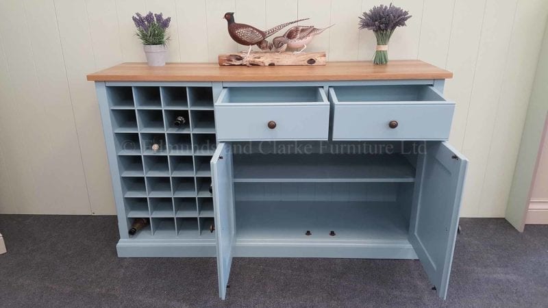 Kitchen Furniture - Sideboard with Wine Rack