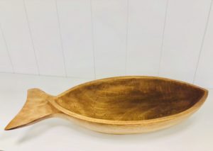 Large fish bowl wooden