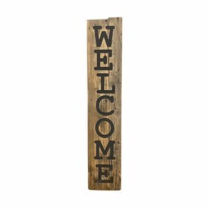 welcome rustic sign