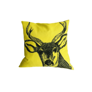 stag cushion yellow resized