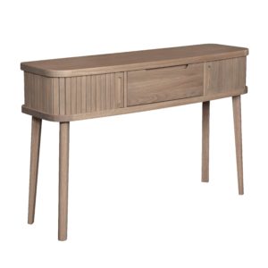 Tambour Grey console table 1