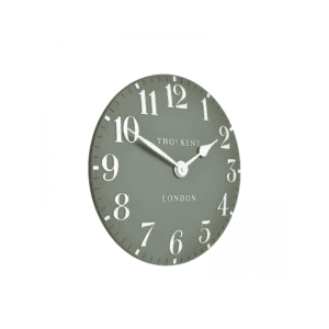 Thomas Kent 12inc mantle clock seagrass