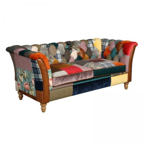 Rutland patchwork sofa 3 seater V2