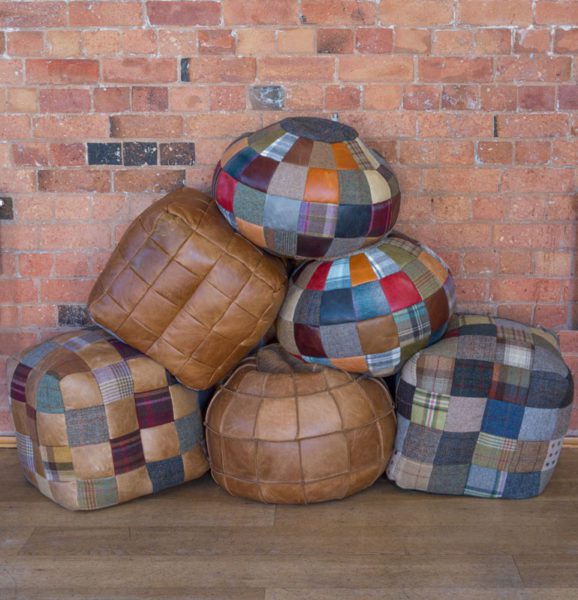 Patchwork Beanbags and Footstalls