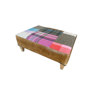 Kensington pull out footstool patchwork