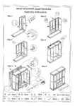 Lundy Quad wardrobe Assembly Instructions from 2021