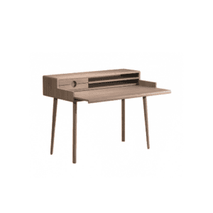 Holcot console desk grey oak at edmunds and clarke furniture
