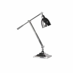 PGN028 Nickel Angled Desk Lamp
