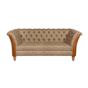 Milford 2 seater sofa in harris tweed hunting lodge fabric edmunds and clarke furniture