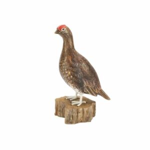 Male Grouse Wood Carving