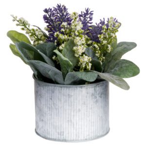 20898 Lavender and lily in a pot