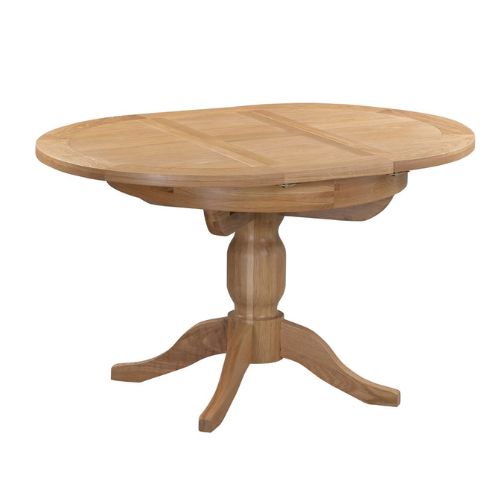 Dorset round pedestal dining table extending v2