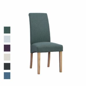 Westbury chairs - green but available in 5 other colours too, roll back fabric seats