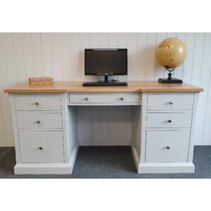 EDMDPDDRW Edmunds Double Pedestal desk with filing drawers