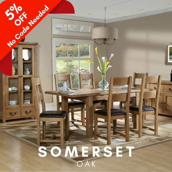 Somerset oak January Sale. Edmunds & Clarke furniture