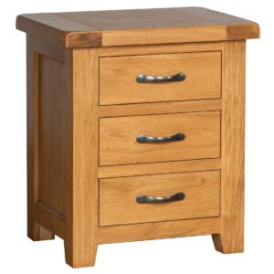 Somerset 3 drawer bedside new style handles