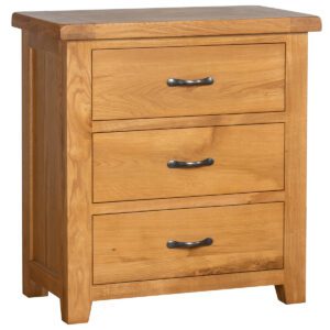 Somerset Oak 3 drawer chest new style