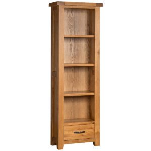 Somerset oak Narrow tall bookcase