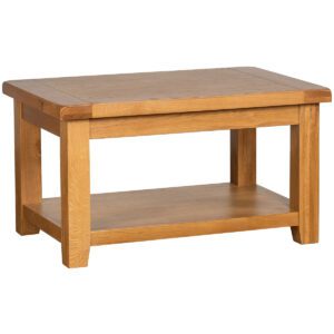 Somerset standard coffee table with shelf